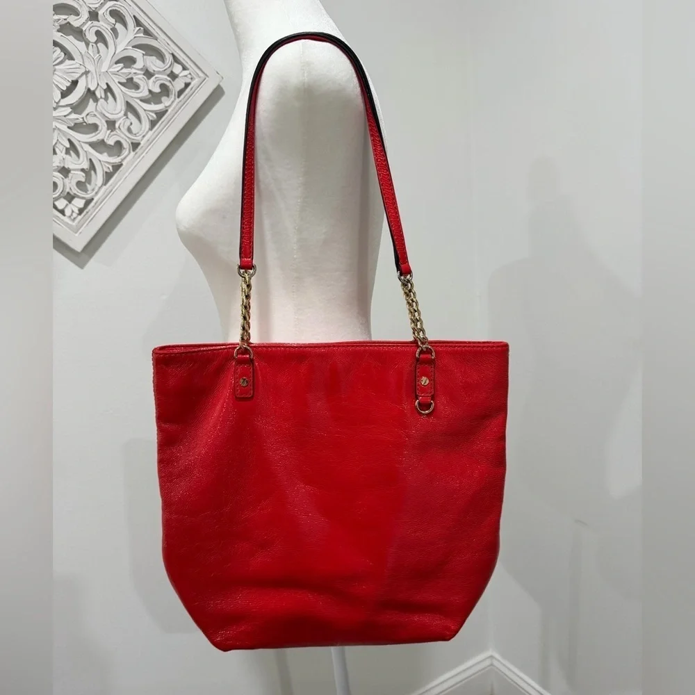 Michael Kors Vibrant Red Tote Bag